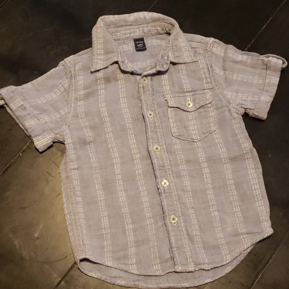 Gapkids 4T short sleeve button down shirt